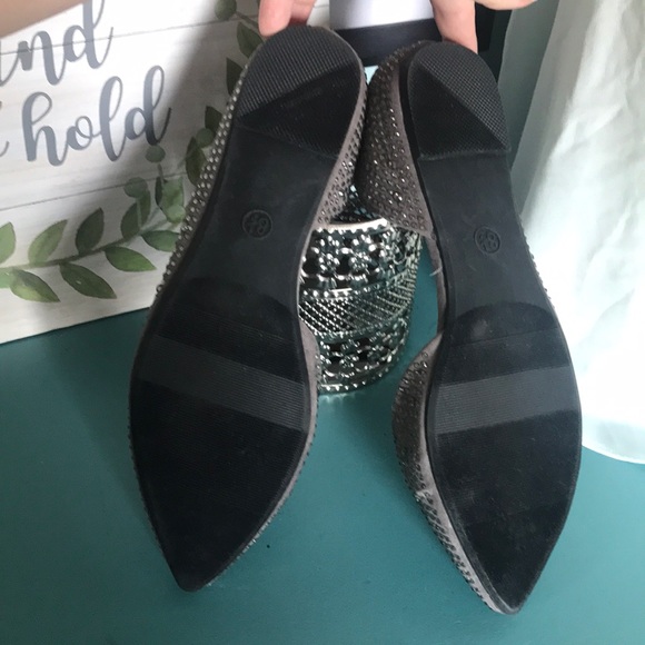Mossimo sparkly D’Orsay pointed toe flats sz 8.5 - Picture 6 of 9